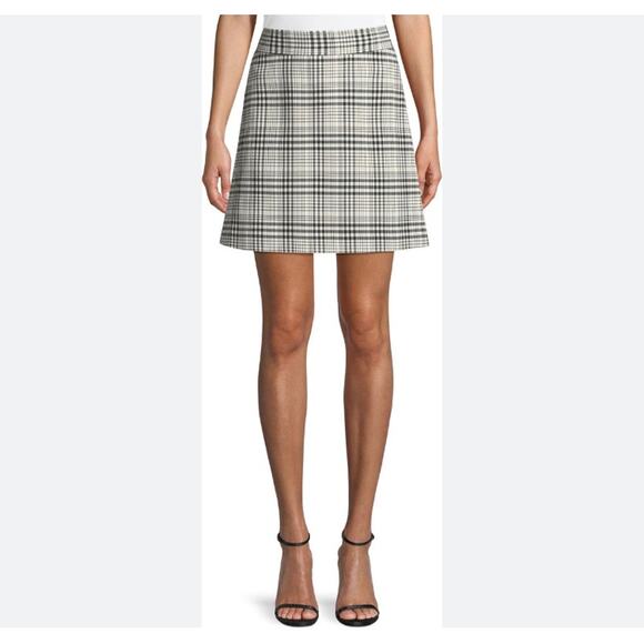 Theory Plaid Mini Skirt Size 0 - Picture 1 of 5